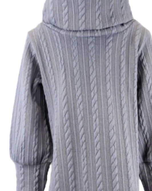 ML Kids - Women's Cowlneck Cable Knit Sweater - alternate view - Rack Hunt