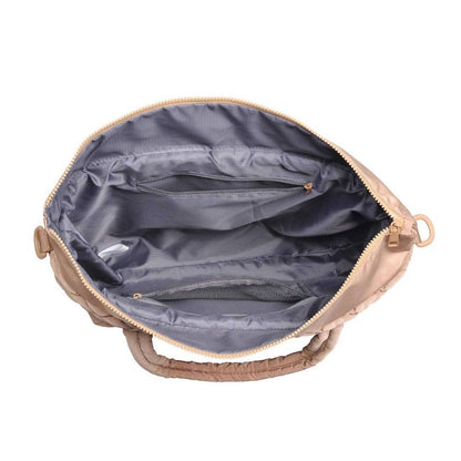 Women's Lanya Quilted Nylon Travel Tote Bag