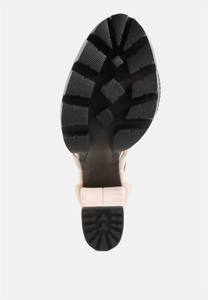 London Rag - Women's Fresh Daisy Harness Straps Block Heel Sandals - Rack Hunt