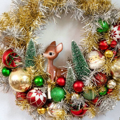 Retro Christmas Wreath