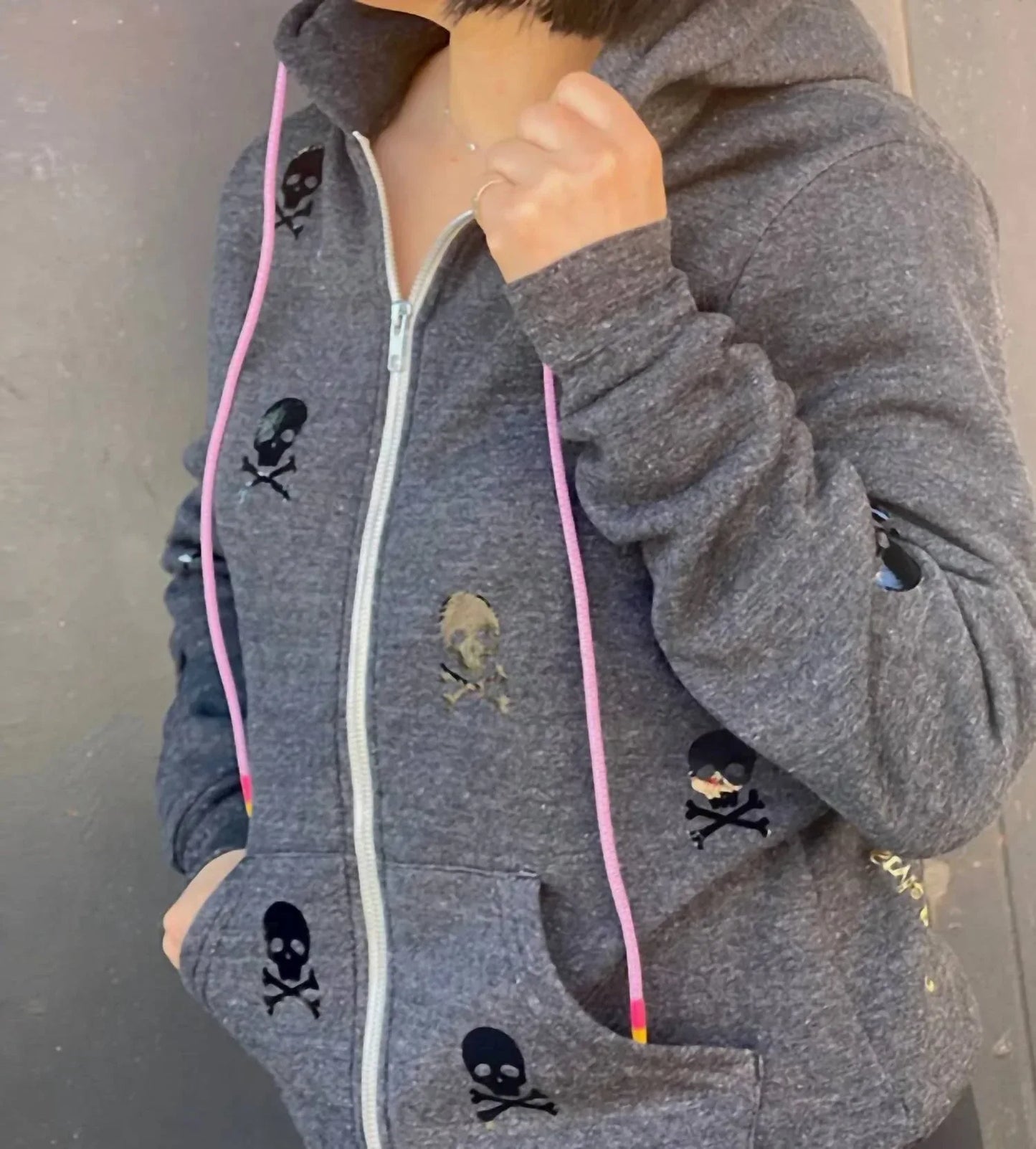 Style Reform - Dotty Zip Up Hoodie - Rack Hunt