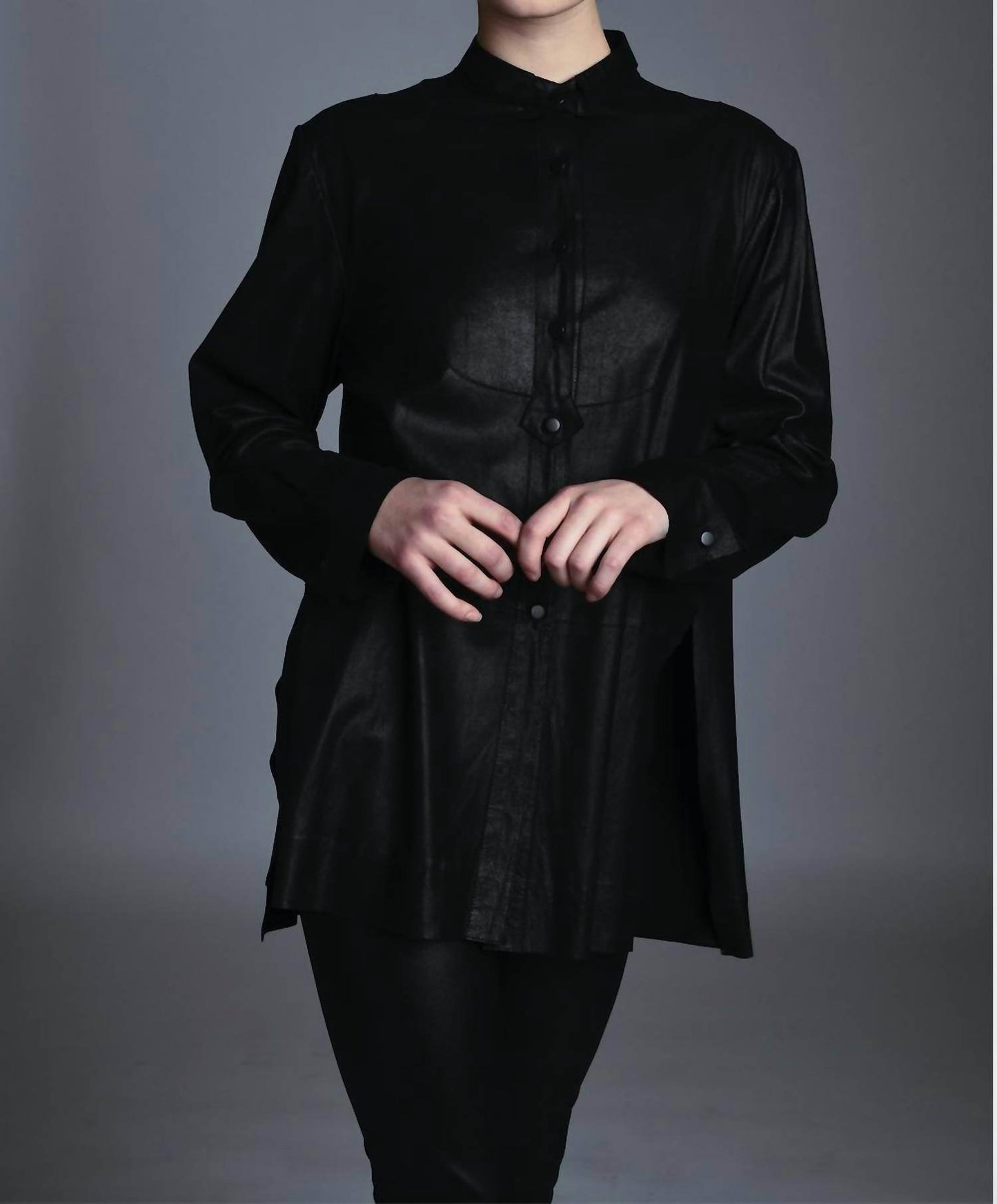 Giacca Lusso - Tuxedo Tunic Top - Rack Hunt -