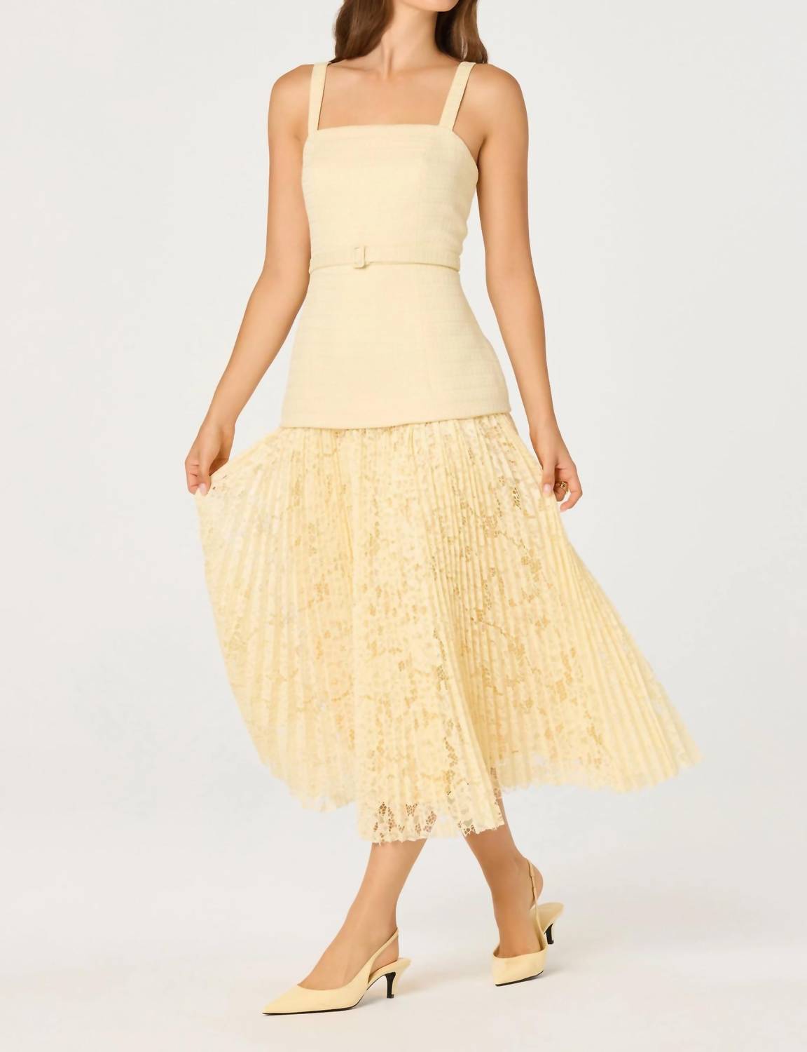Tweed Midi Dress