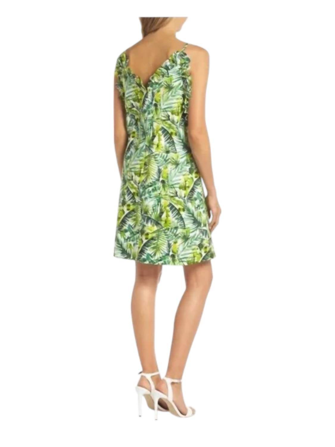 Clover and Sloane - Sleeveless Ruffle Top Knee Length Dress - Rack Hunt