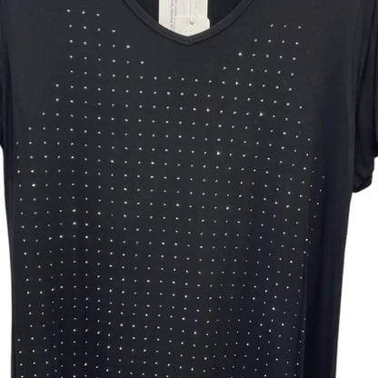 Fashion Apparel - Women's Rhinestone Sharkbite Tunic - Rack Hunt