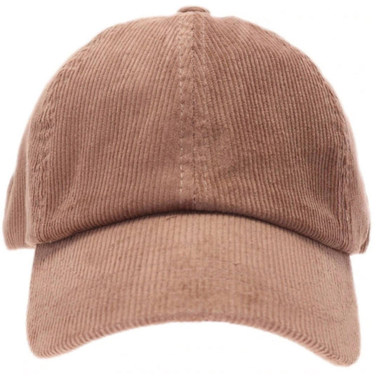Women's Corduroy Pony Tail Hat