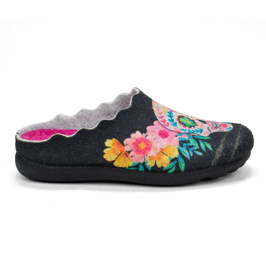 Women's Sugarskull Wool Slippers