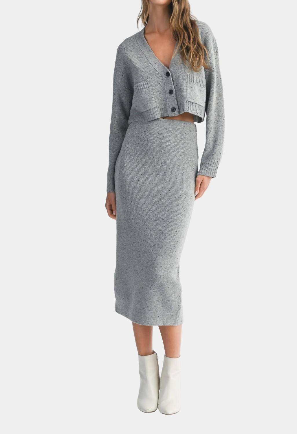 Andrea Knit Midi Skirt