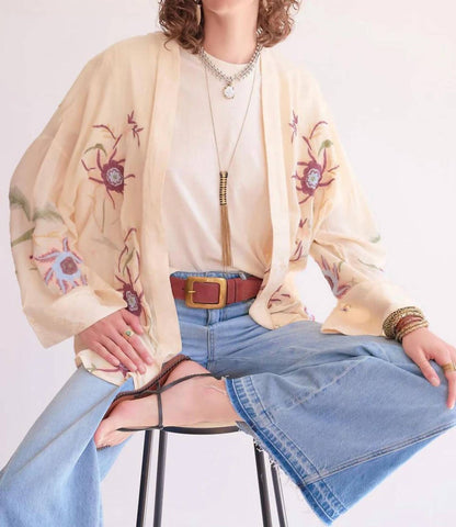 Wiske Embroidered Kimono
