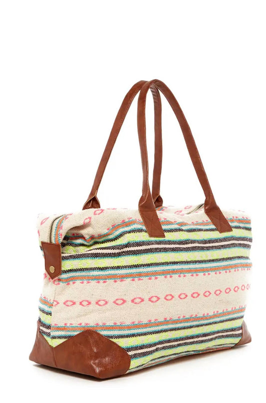 Women's Sylvia Cotton Overnight Bag