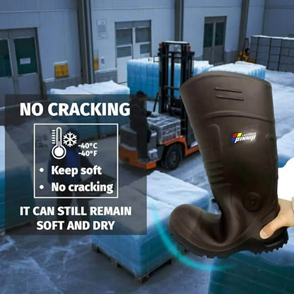 Pinnip - Men's Csa Approved Waterproof Steel Toe Safety Boots - Rack Hunt