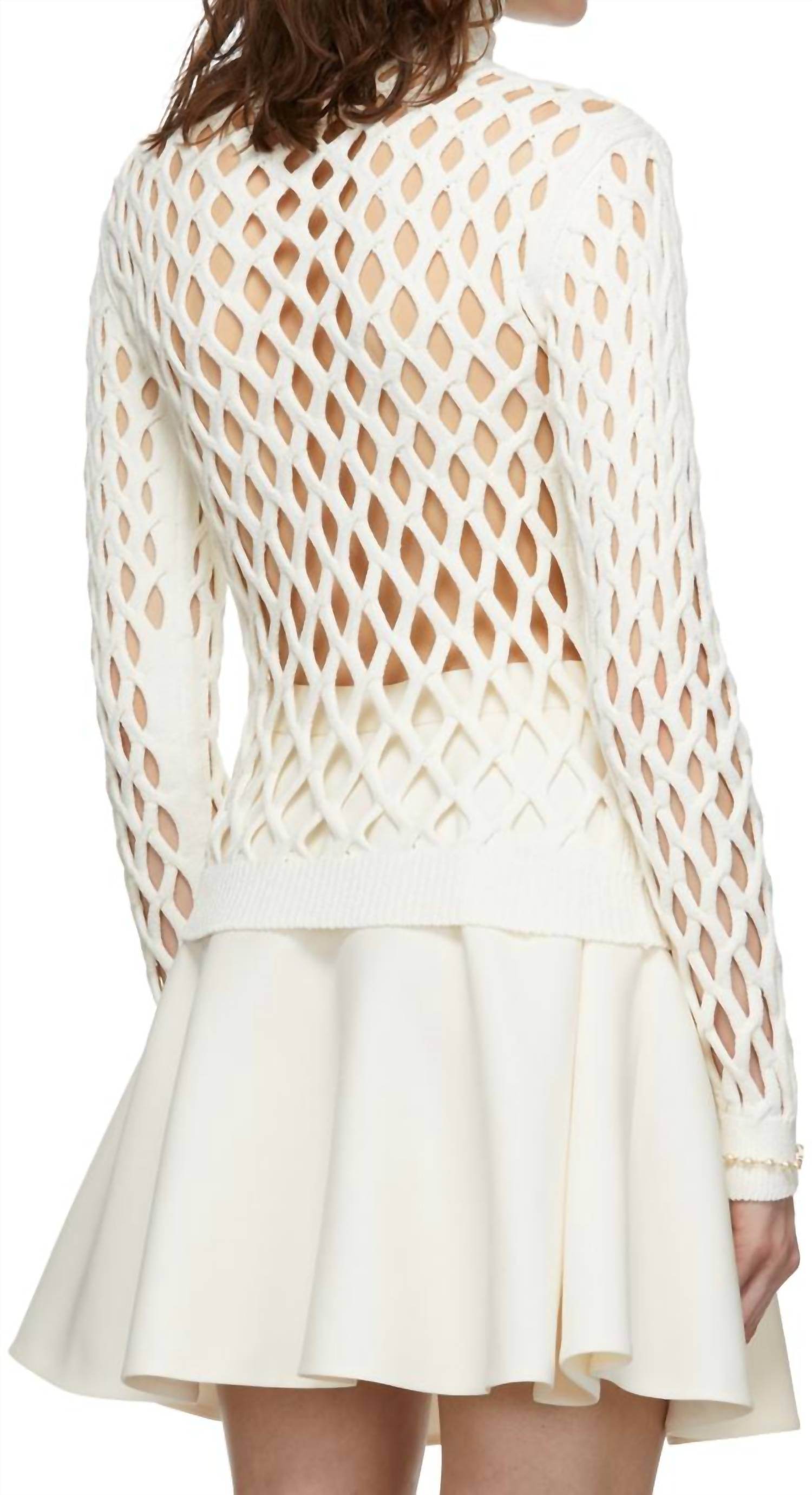 Valentino - Cut-out Knitted Top - Rack Hunt