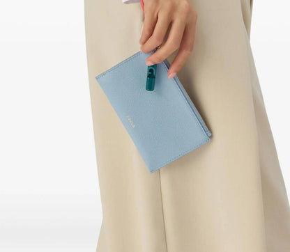 Women's Iride Envelope Zip Leather Clutch Bag