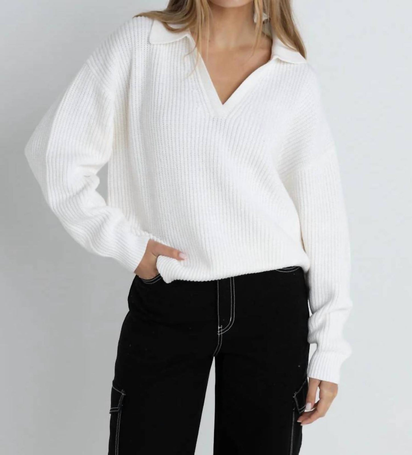 Muse Collared Sweater
