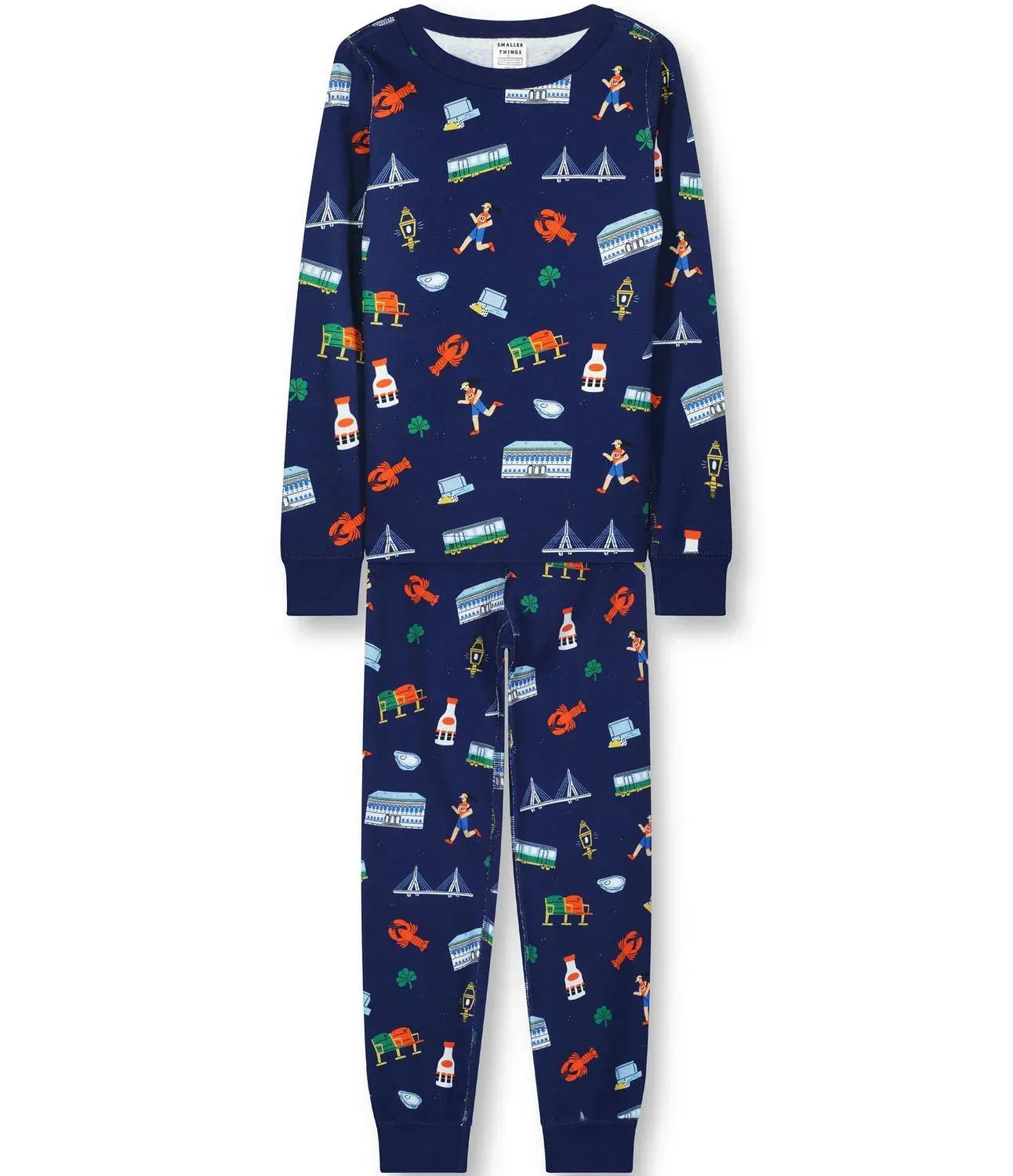 Smaller Th!ngs - Boys' Goodnight Boston Pajama Set - Rack Hunt