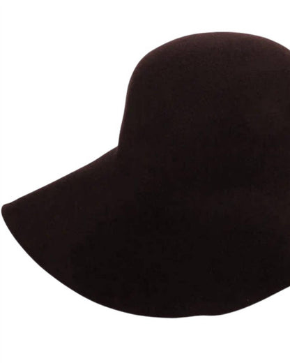 Women's Wool Felt Big Brim Hat