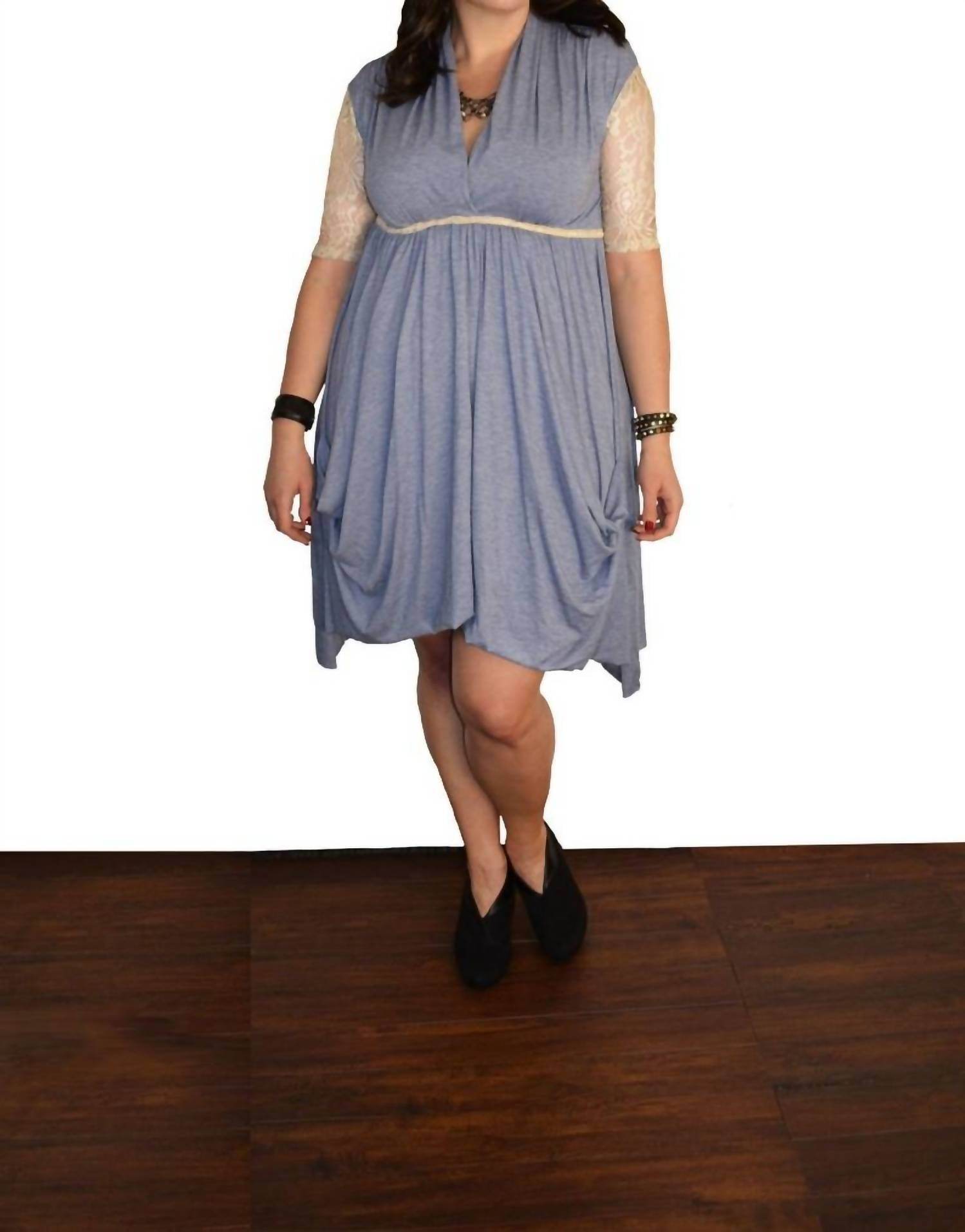 Tough Luv - Lace Sleeve Goddess Pocket Dress - Rack Hunt -