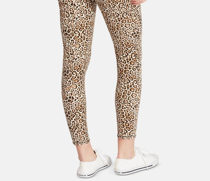 Animal Printed Ankle Skinny Jeans