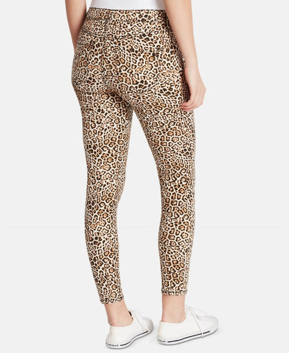 Animal Printed Ankle Skinny Jeans