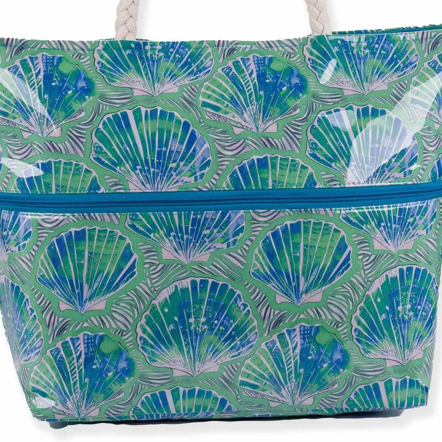 Women's Tropical Seashell Shoulder Tote Bag