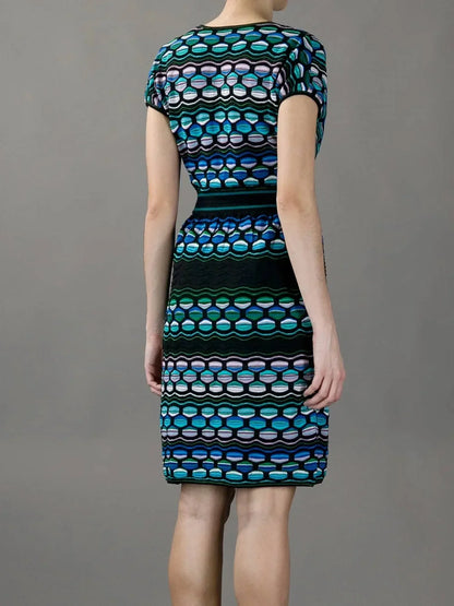 M Missoni - V-neck Cotton Dress - Rack Hunt