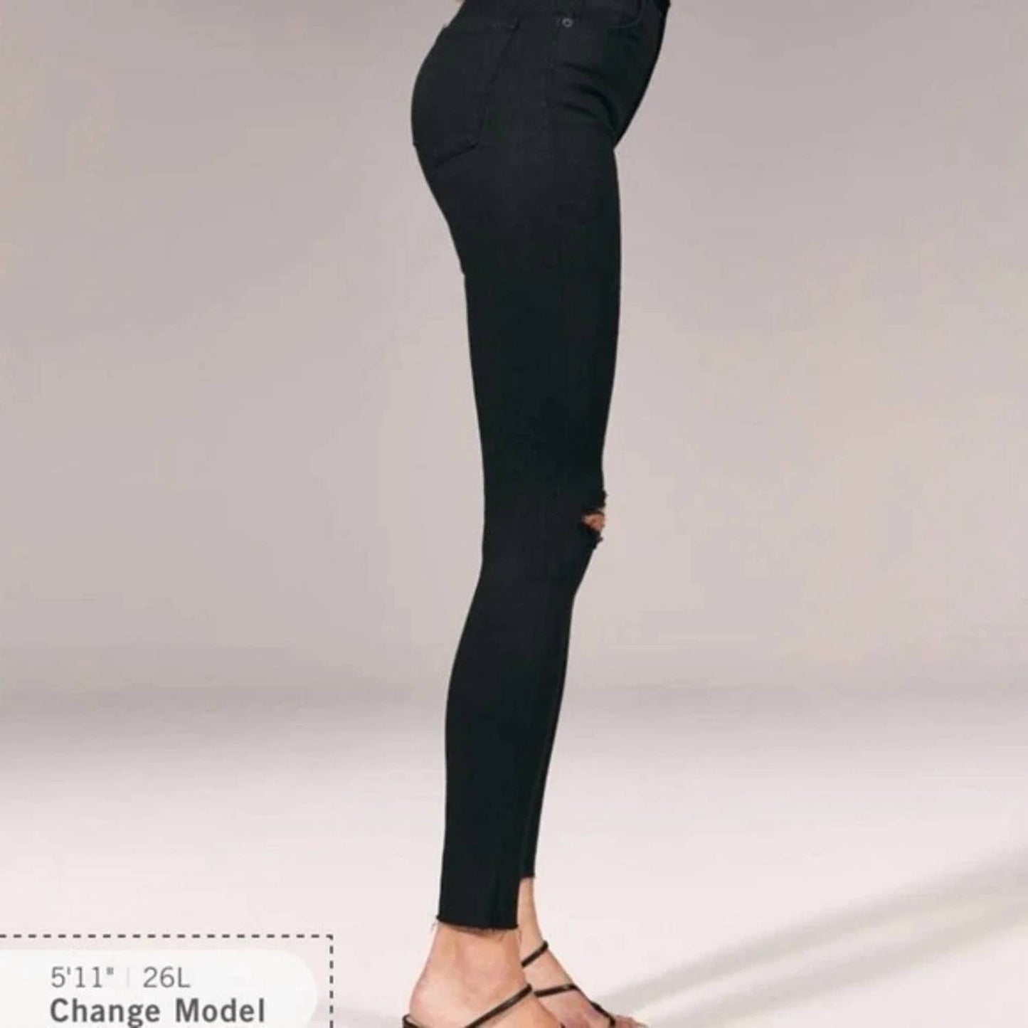 Ripped Ultra High Rise Super Skinny Jeans