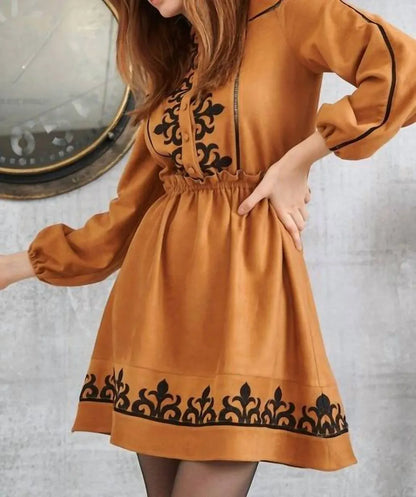 Lace - Embroidered Mini Dress - Rack Hunt