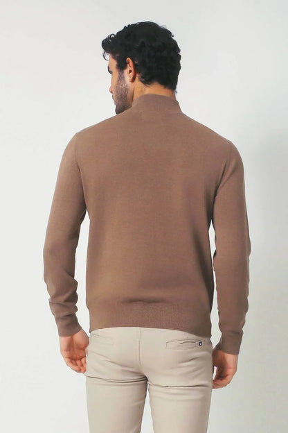 Romeo NYC - Men's Everyday Cotton Quarter Zip Sweater -plus - Rack Hunt