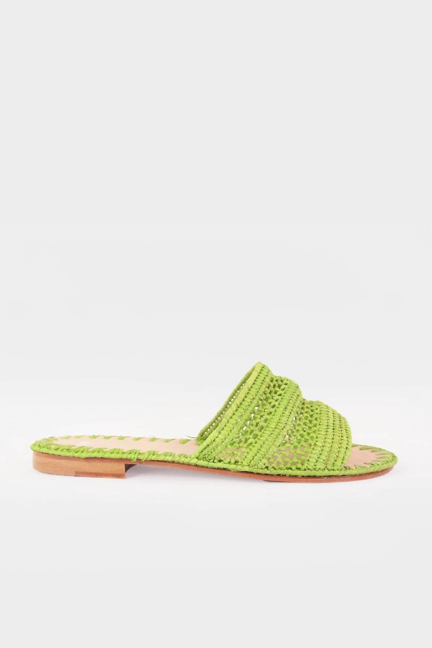 Melocotton - Women's Raffia Flat Sandal - Rack Hunt -