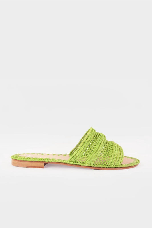 Melocotton - Women's Raffia Flat Sandal - Rack Hunt -