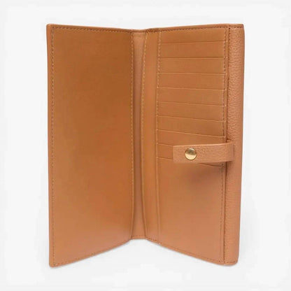 Women's Leather Bi-fold Flap Wallet