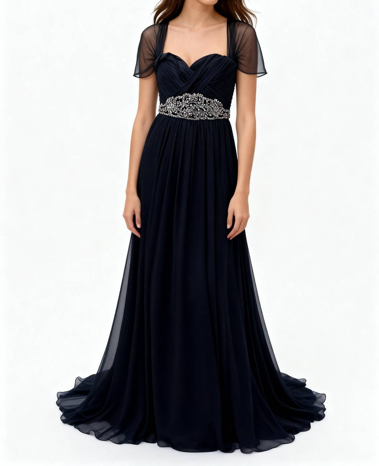 Sweetheart Neckline Evening Dress