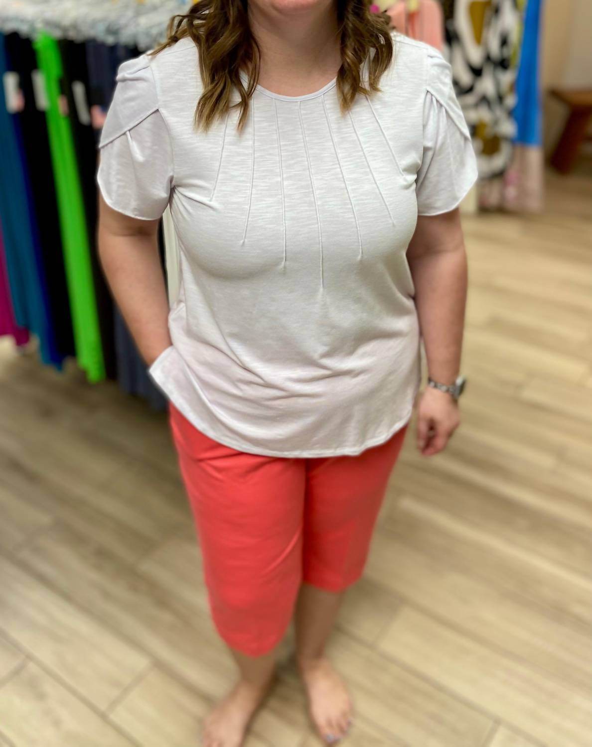 Southern Lady - Tulip Short Sleeve Top - Rack Hunt -