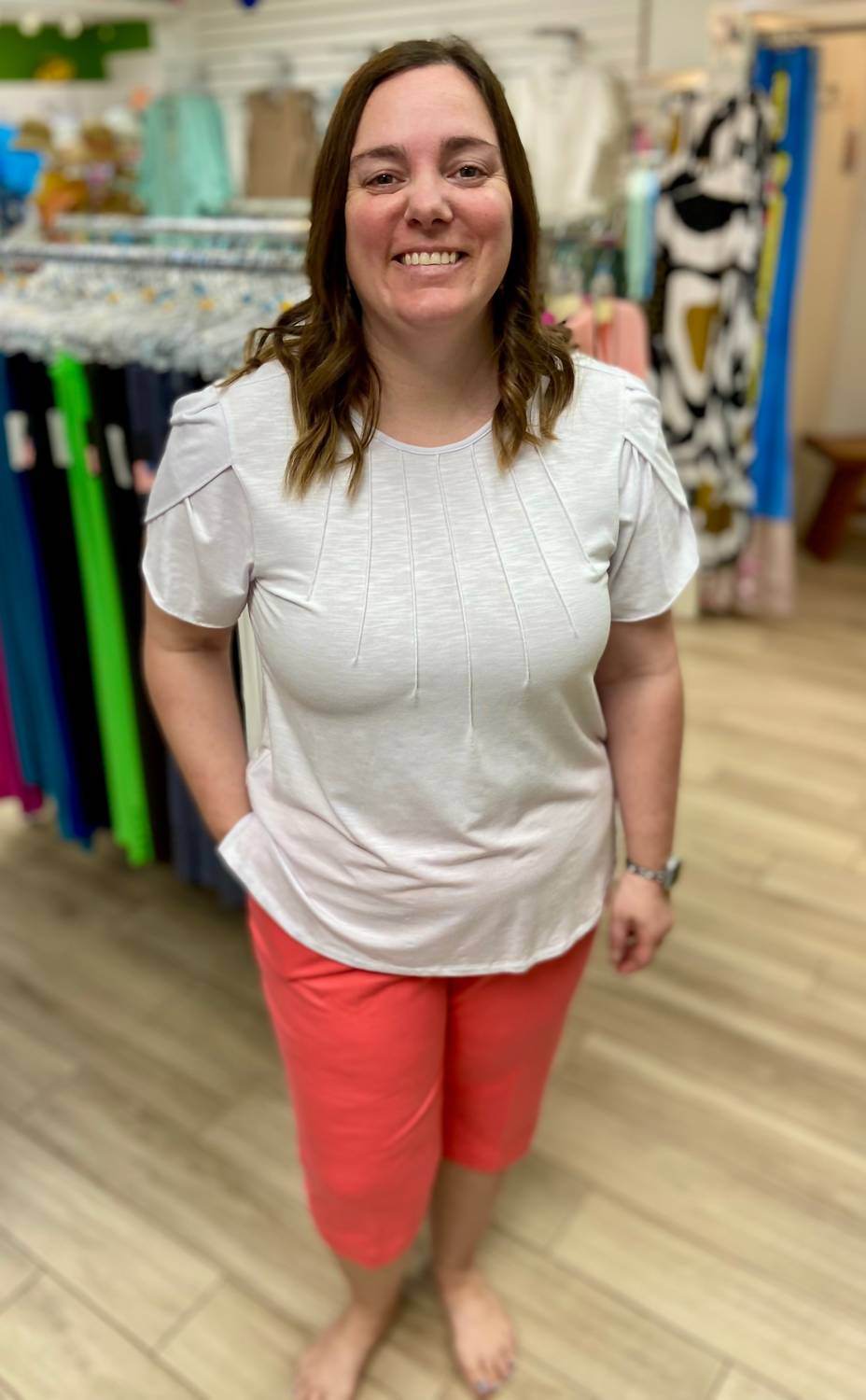 Southern Lady - Tulip Short Sleeve Top - Rack Hunt -