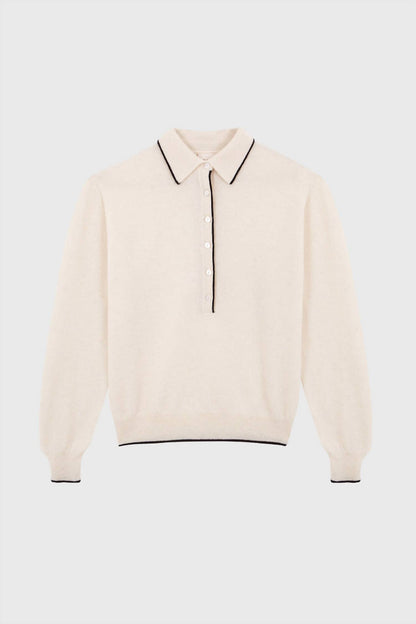 Cashmere Polo Sweater