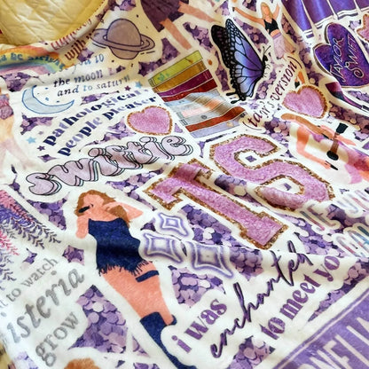 Small Shop - Girls' Eras Tour Music Inspired Plush Throw Blanket - Rack Hunt