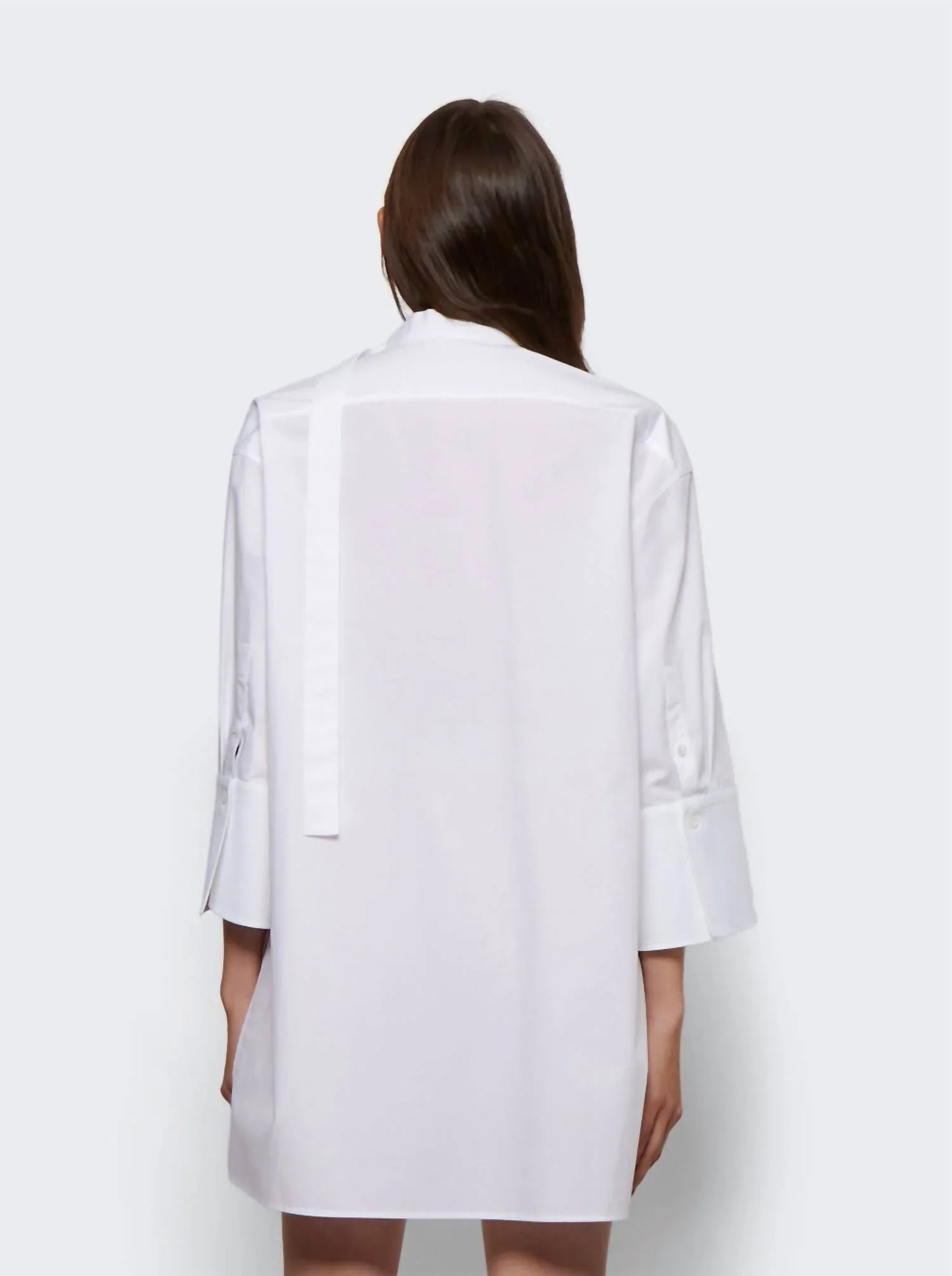 Valentino - Cotton Popeline Mandarin Collar Top - Rack Hunt