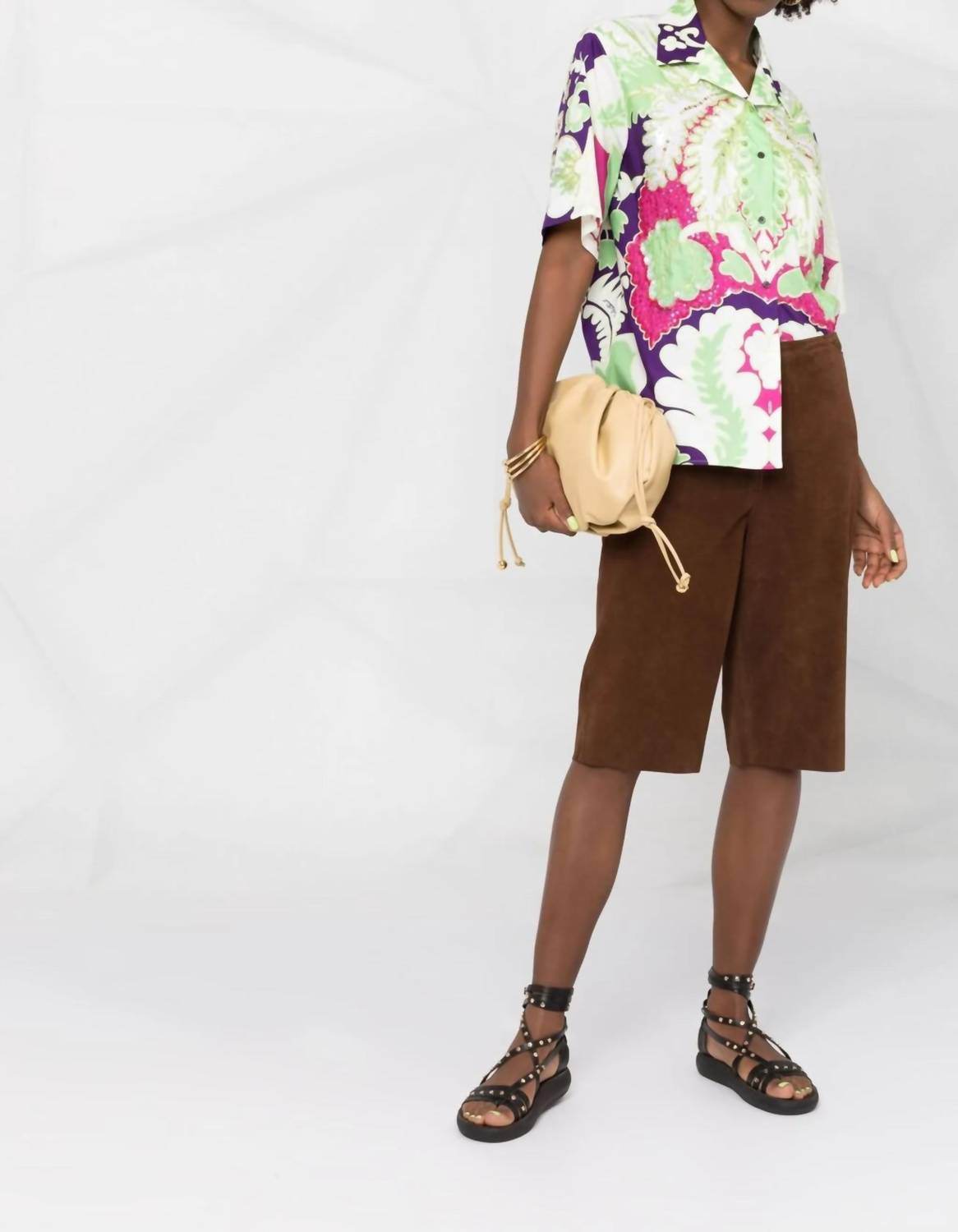 Valentino - Embellished Floral Print Shirt - Rack Hunt