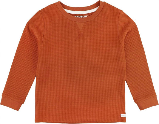 Kids' Waffle knit crewneck Shirt