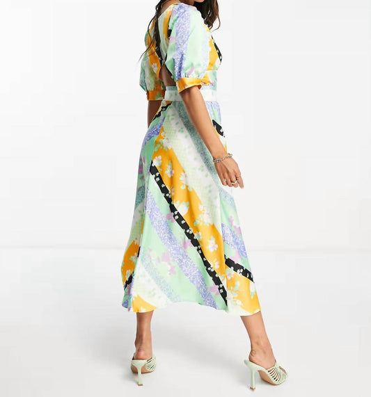 Belted Midi Tea Dress