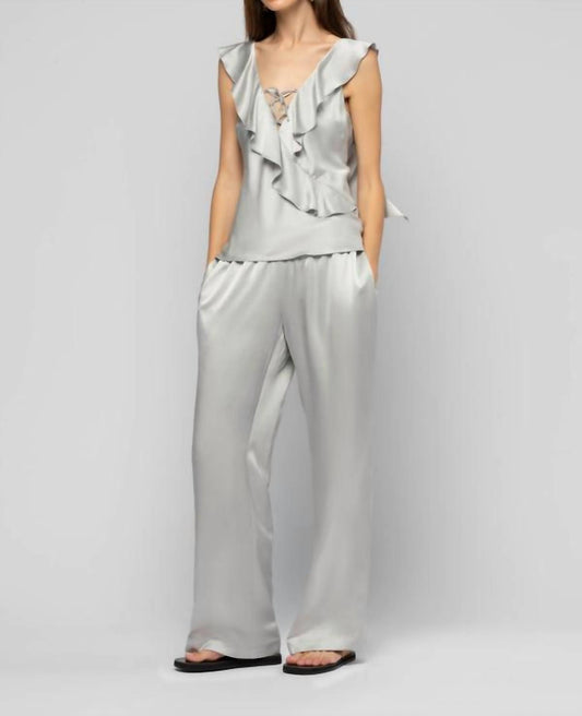 Barabelle Silk Wide Leg Pants
