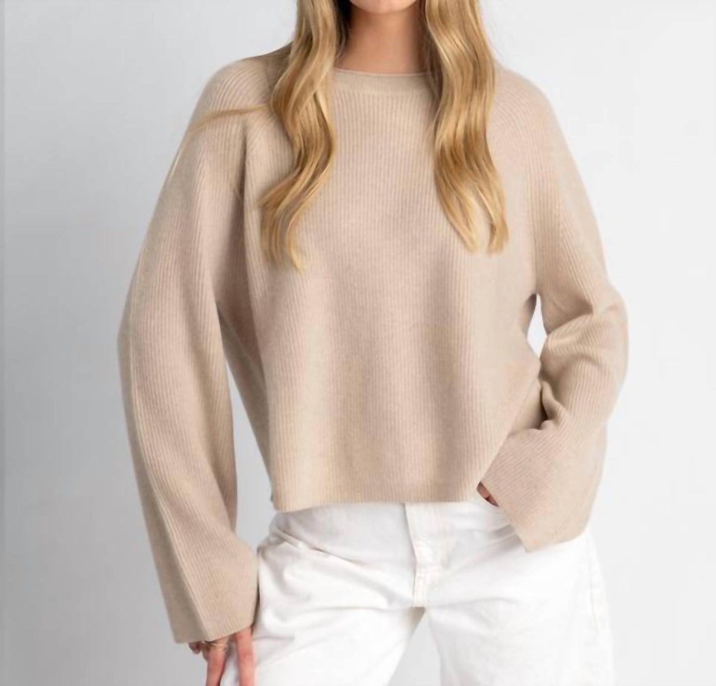 Sienna Ribbed Wide Sleeve Sweater