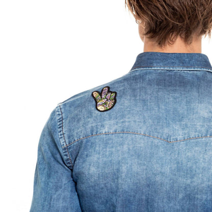 Happy Days Patched Denim Shirt
