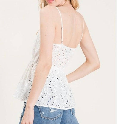 Eyelet Camisole Top