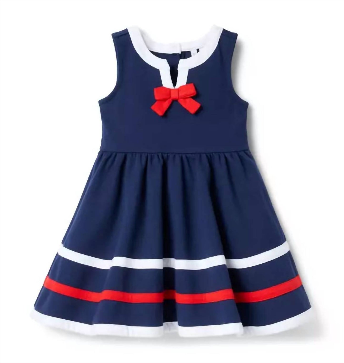 Girl's Bow Ponte Dress