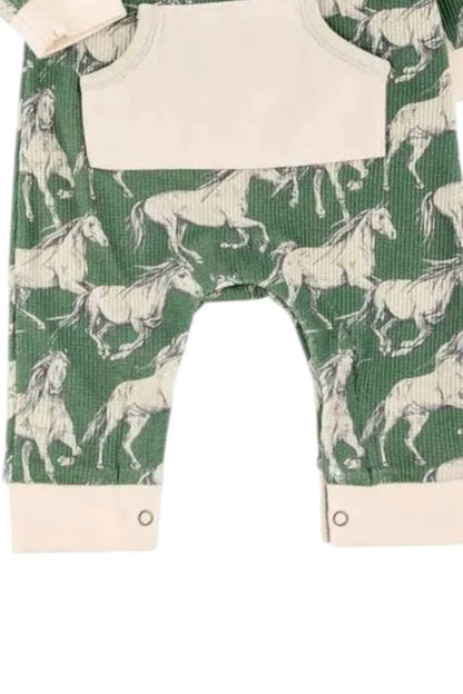 Miki Miette - Baby's Nova Crew Neck Romper - Rack Hunt