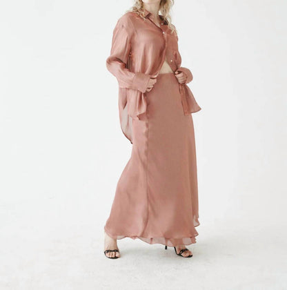 ORGANZA MAXI SKIRT