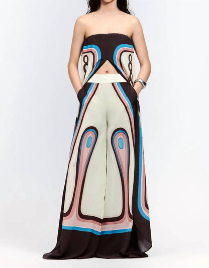 Silk Wide Leg Pants