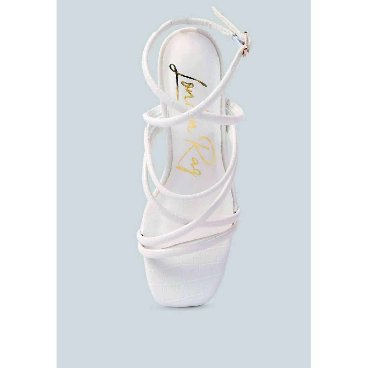 London Rag - Women's Beam Tips Strappy High Heel Sandals - Rack Hunt -