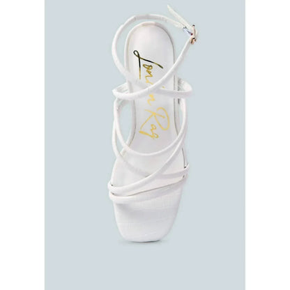 London Rag - Women's Beam Tips Strappy High Heel Sandals - Rack Hunt